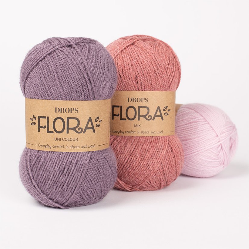 DROPS Flora - Barva: FLORA UNI COLOUR 15 green [zelená]