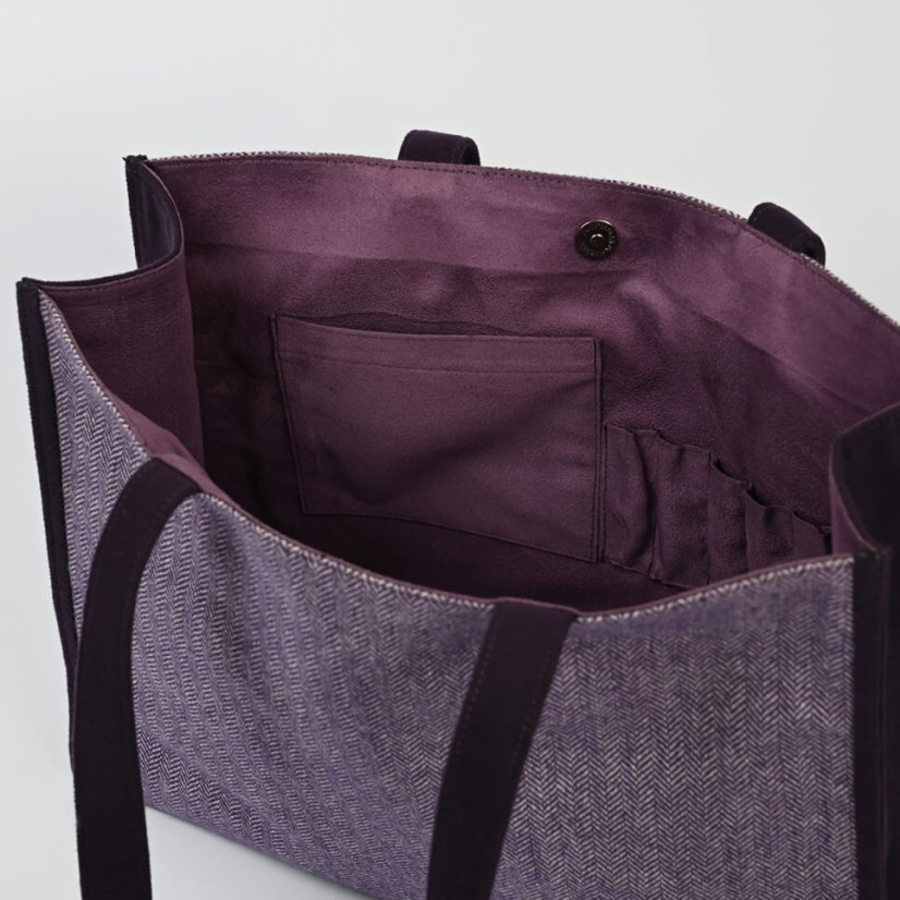 KnitPro Snug Tote taška na přízi a jehlice
