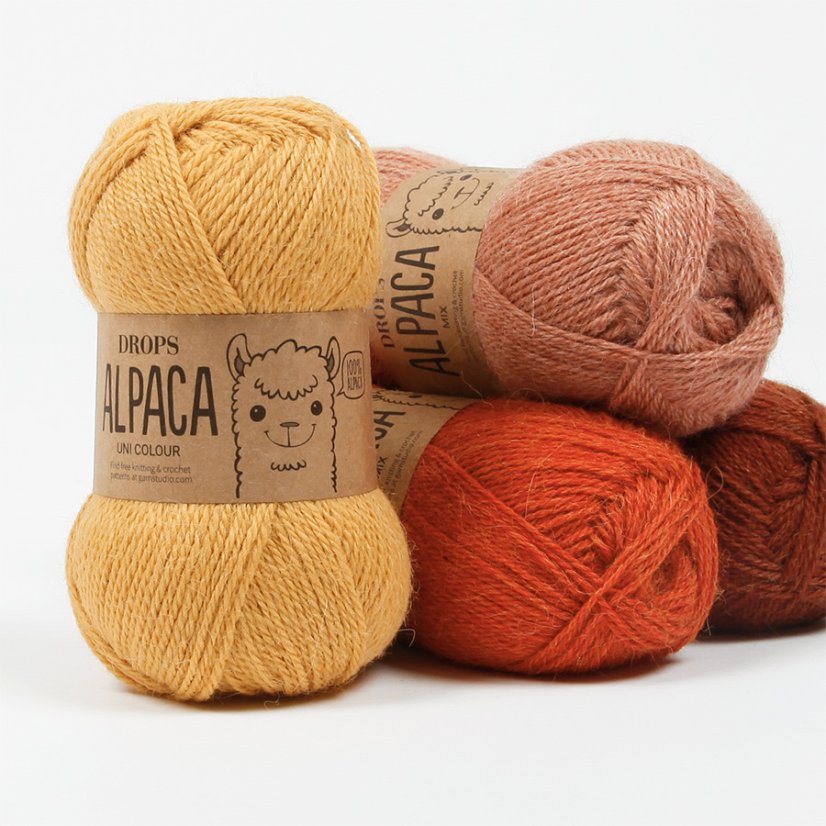 DROPS Alpaca - Barva: ALPACA MIX 9029 wheat field [pšeničné pole]