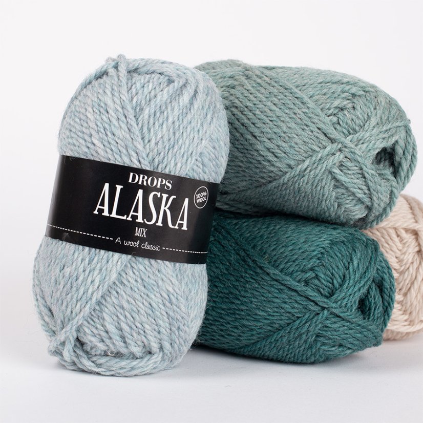 DROPS Alaska - Barva: ALASKA MIX 62 fog [mlha]